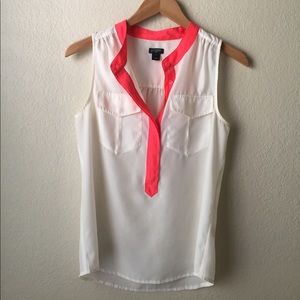 JCrew Off White Blouse Tank